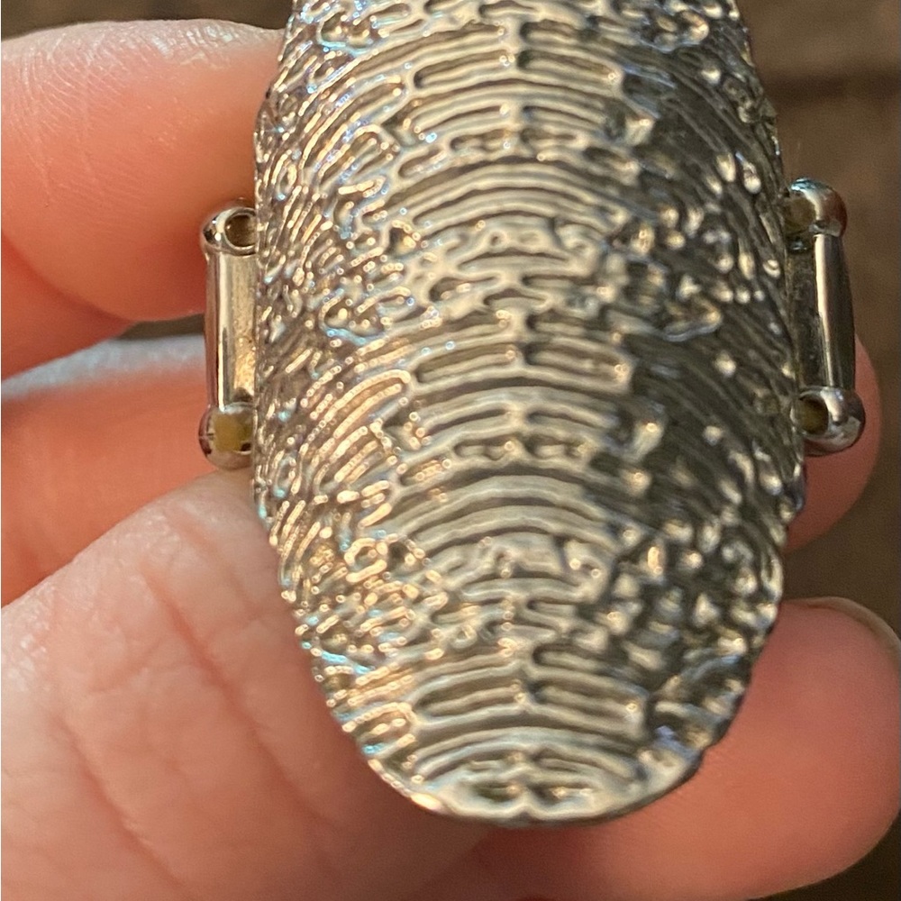 Silver Maze Design Ring - Picture 2 of 5
